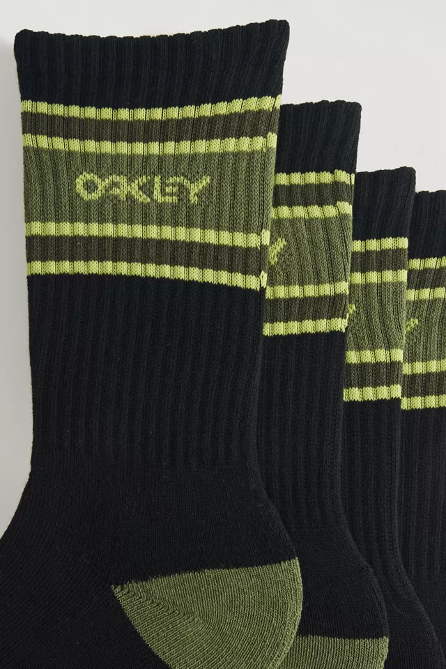 Oakley Icon Logo Stripe B1B Crew Sock 3-Pack