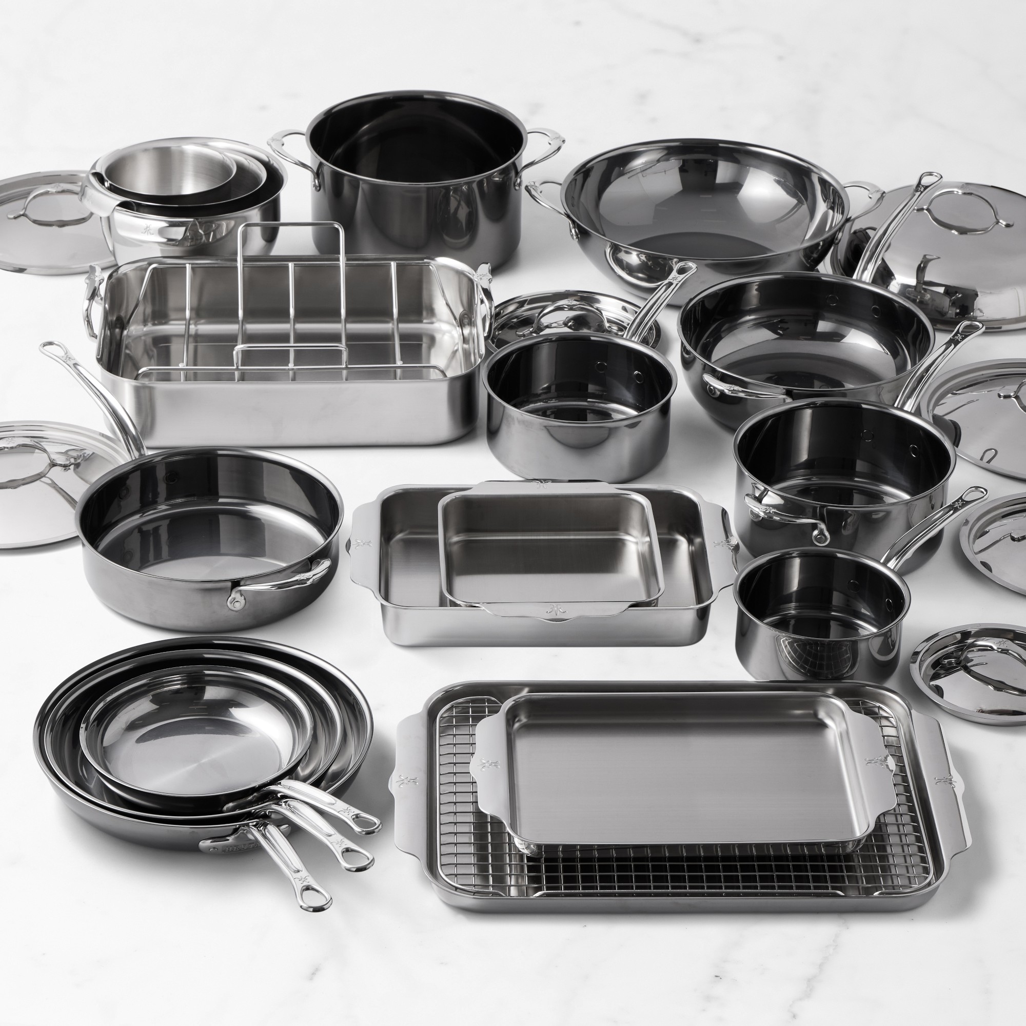 Titanium Stainless-Steel 27-Piece Cookware Set