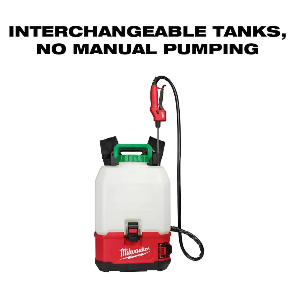 Milwaukee 2820-21PS M18 18V 4 Gallon Switch Tank Backpack Sprayer Kit