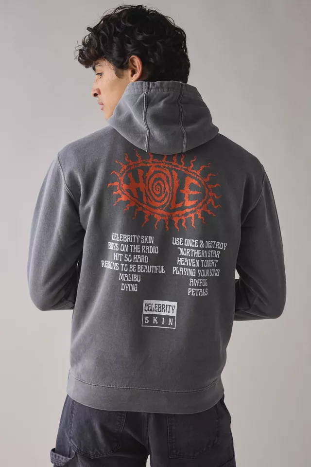 Hole Celebrity Skin Graphic Hoodie Sweatshirt