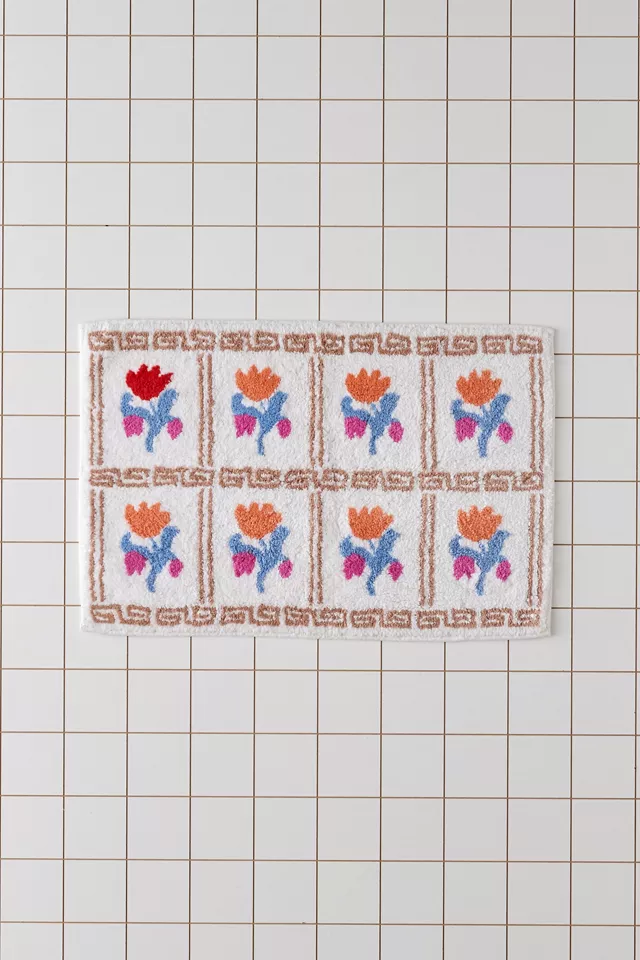 Bridgette Floral Tufted Bath Mat