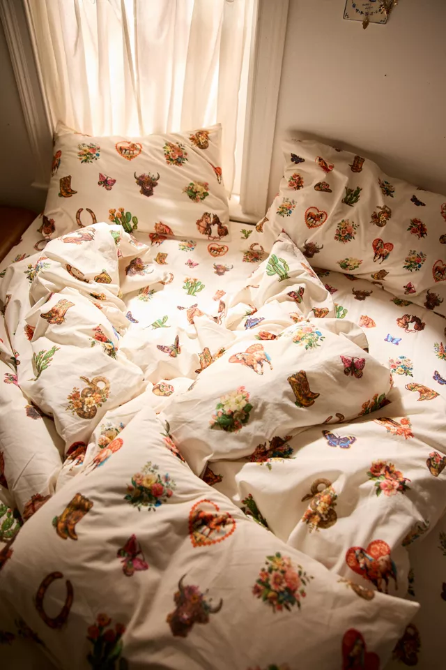 Vicki Collage Cotton Duvet Cover