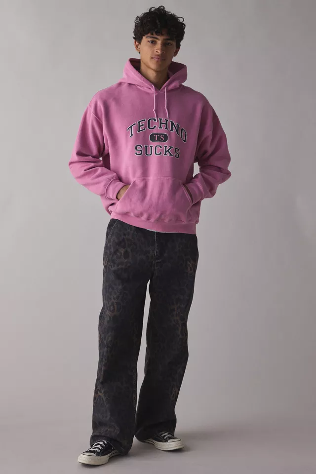 Techno Sucks Graphic Hoodie Sweatshirt