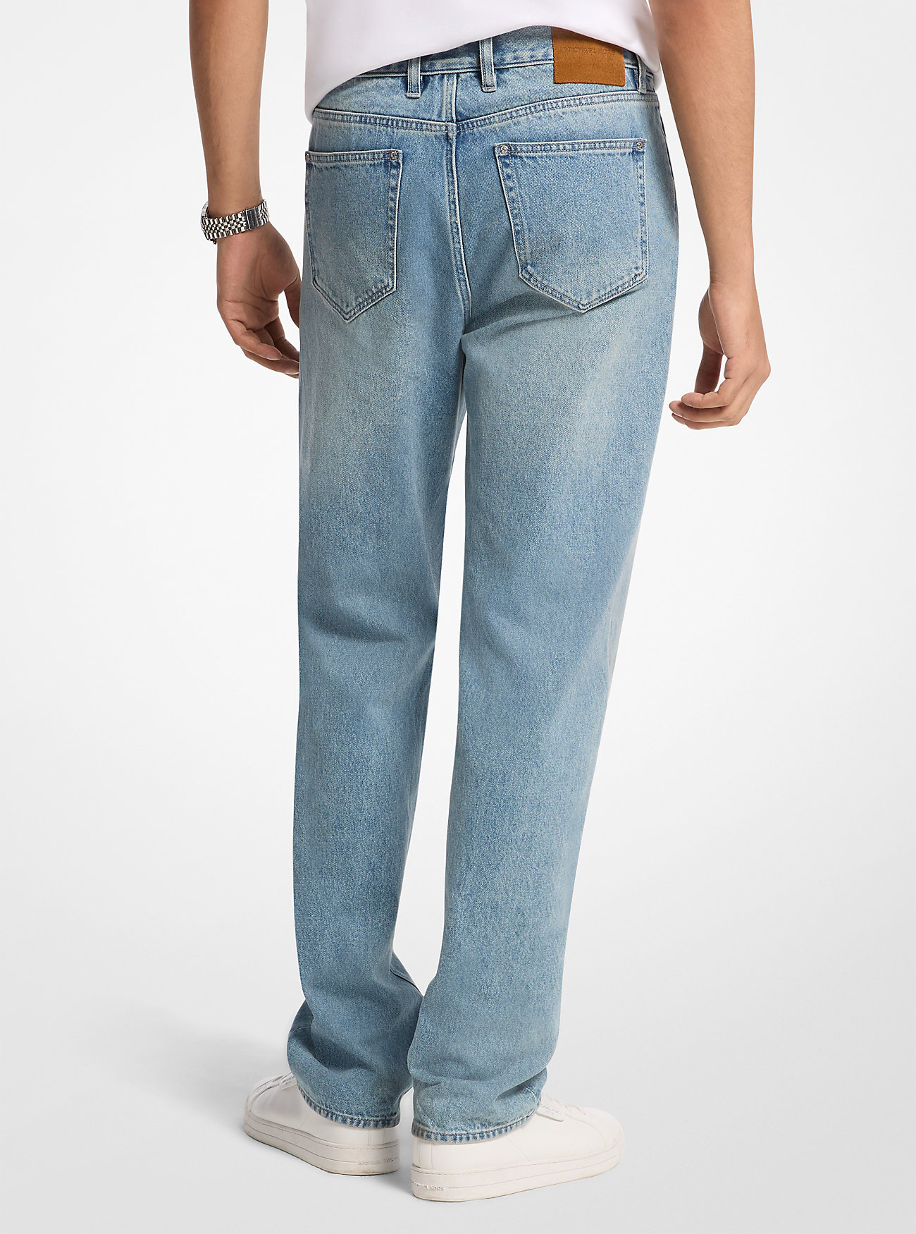 Finn Straight-Leg Stretch Denim Jeans