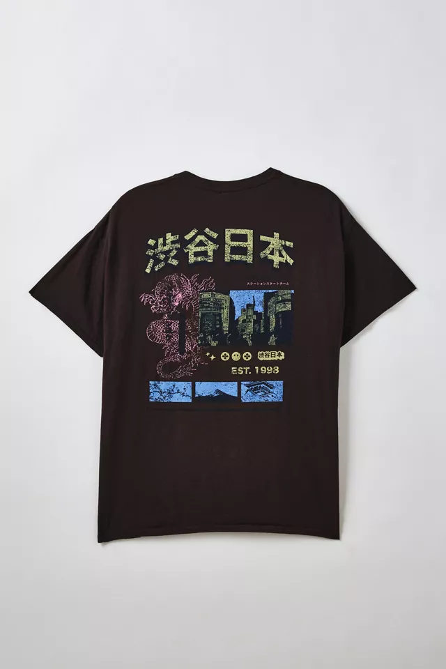 Dragon Mountain Cotton Graphic Tee