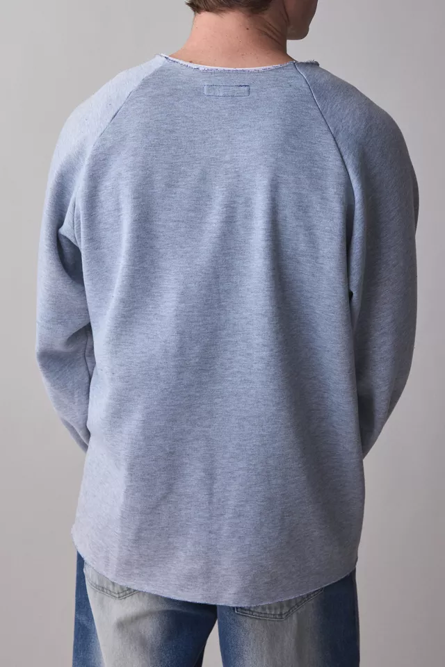 Monitaly Raglan Sleeve Crew Neck Sweatshirt