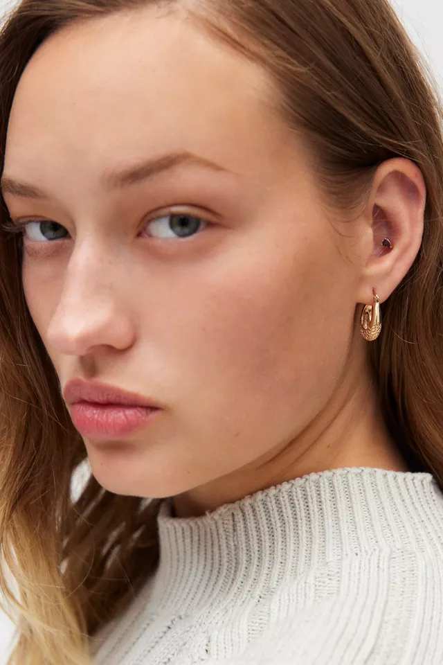 Oriana Stud And Hoop Earring Set