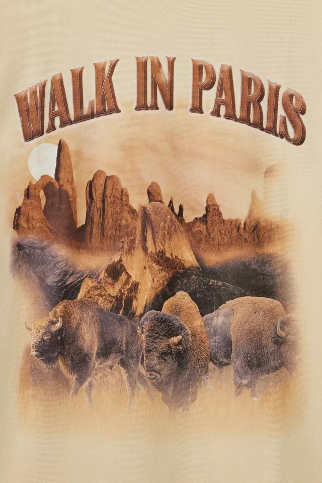 Walk In Paris Yellowstone Graphic Tee