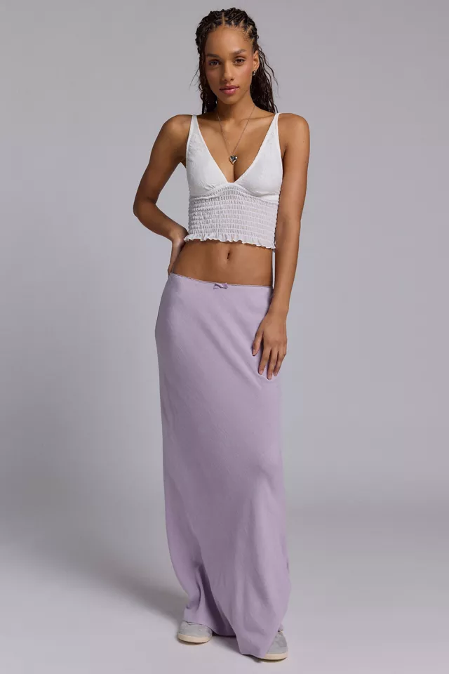 Out From Under Firecracker Smocked Cropped Top
