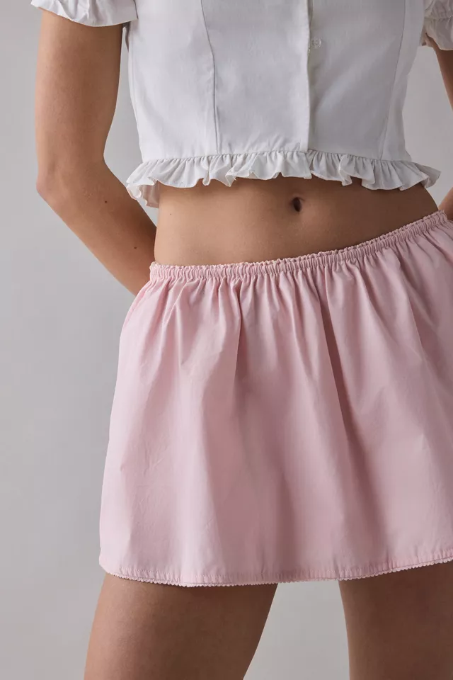 Kimchi Blue Belle Cotton Poplin Mini Skirt