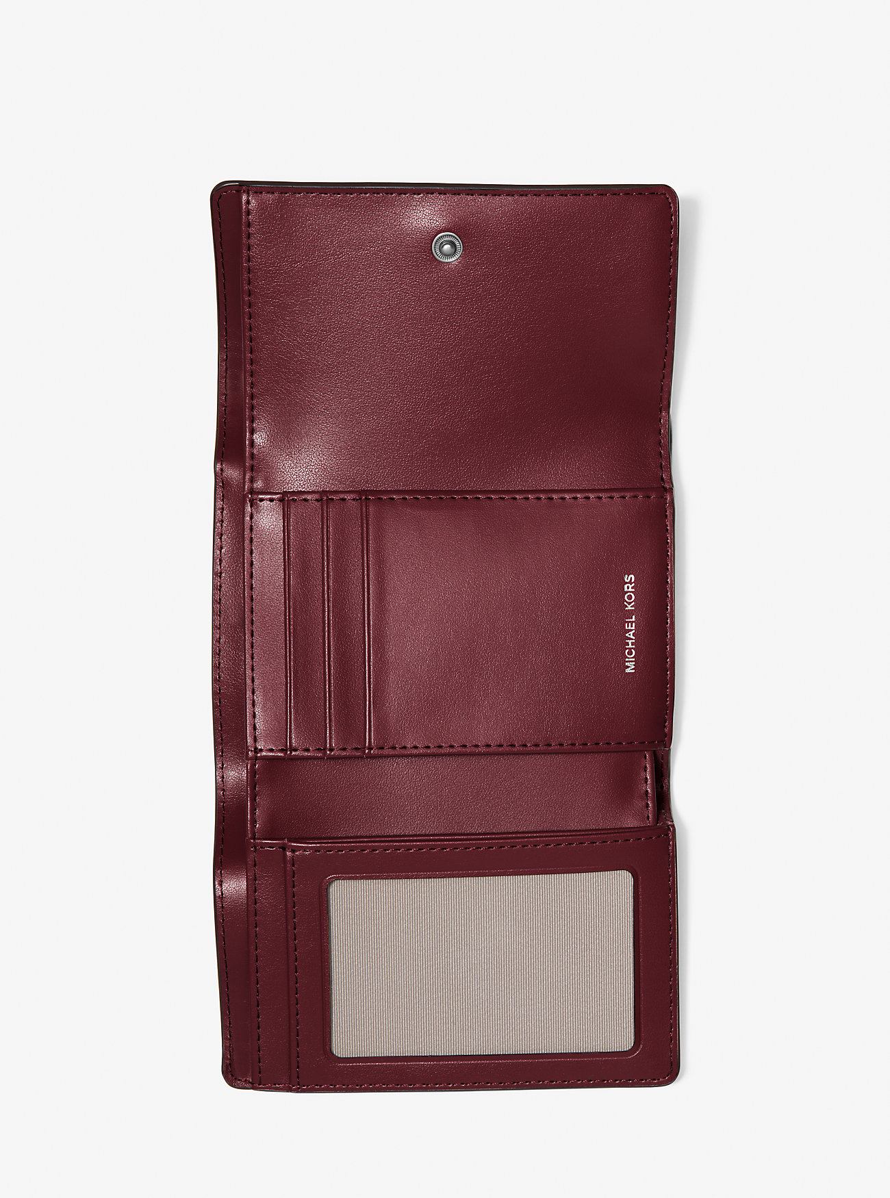 Bryant Medium Burnished Leather Tri-Fold Wallet
