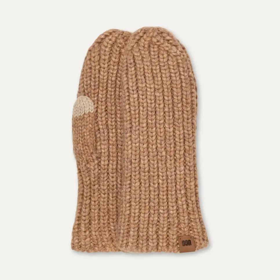 Women's Chunky Rib Mitten