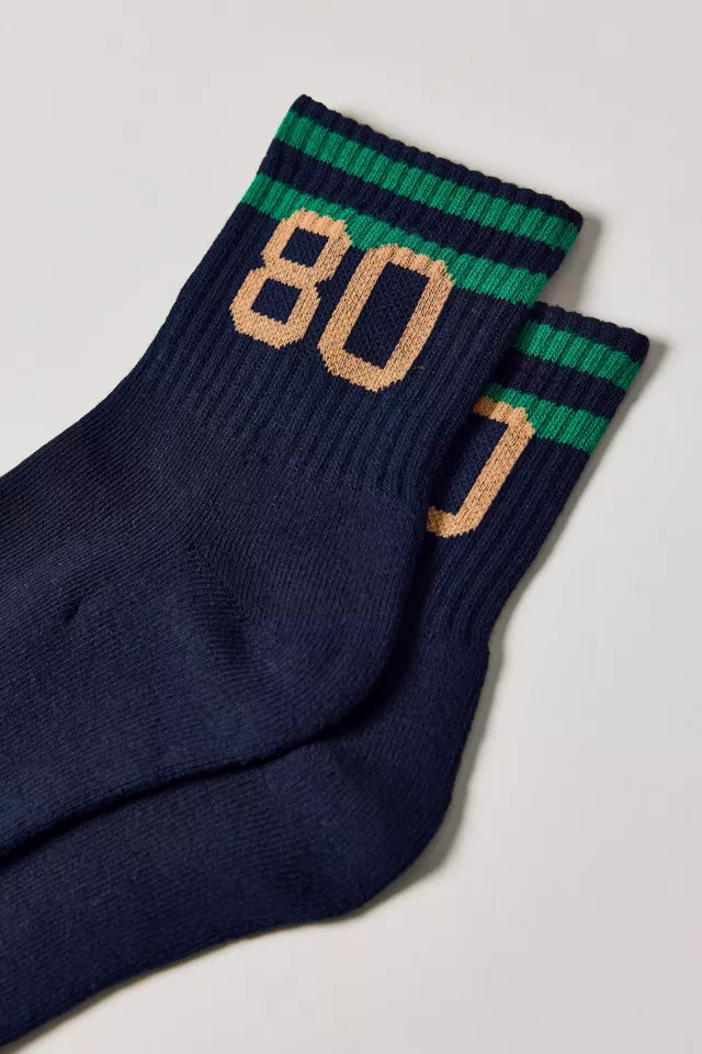 Varsity Stripe 80 Crew Sock