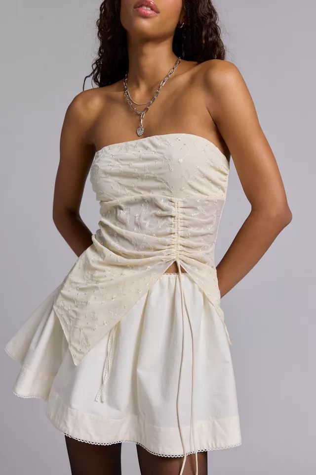 Kimchi Blue Remy Embroidered Tube Top