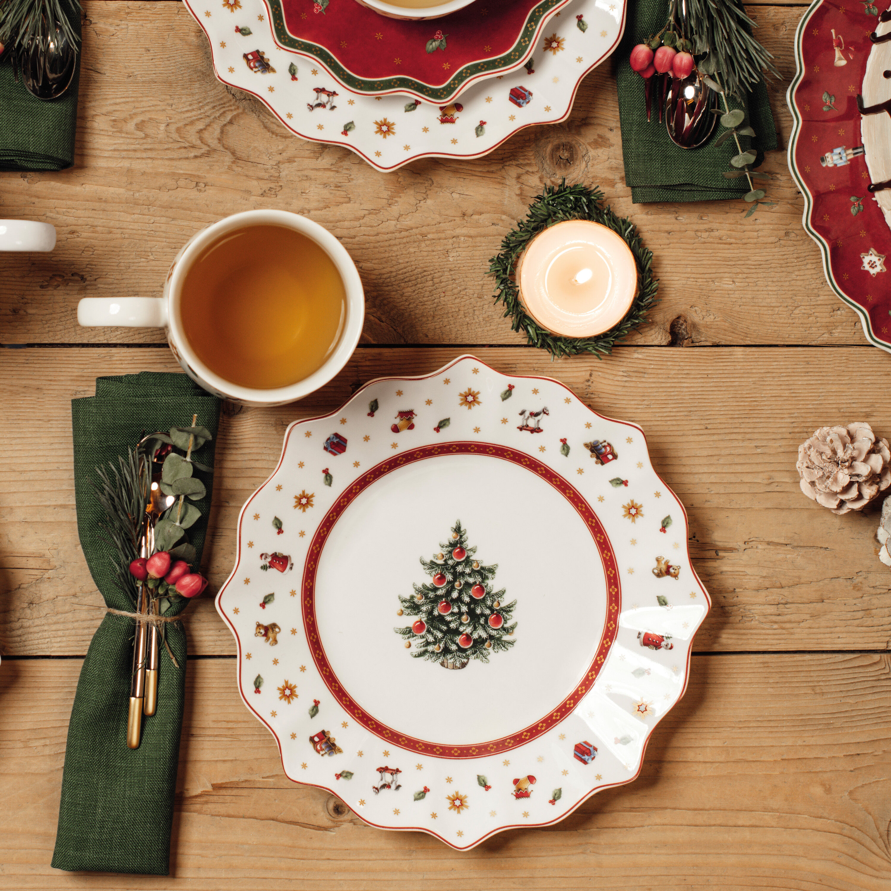 Toy's Delight Frühstücks-/ Dessertteller- Christmas  Series  Products