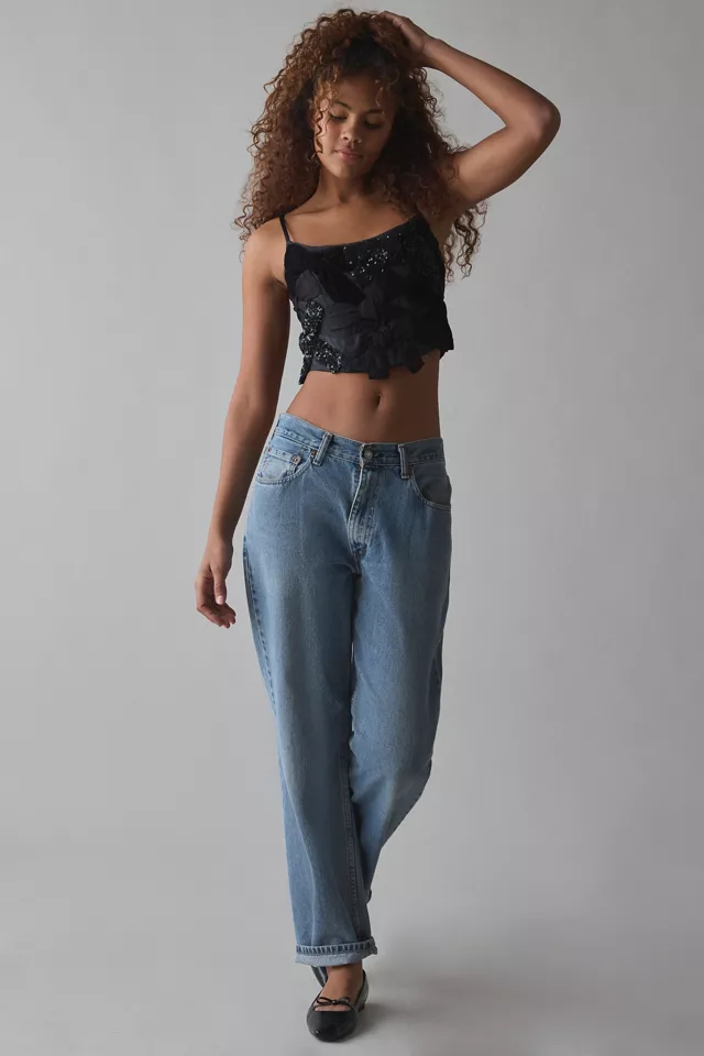 LoveShackFancy Woodley Bow Bustier Top