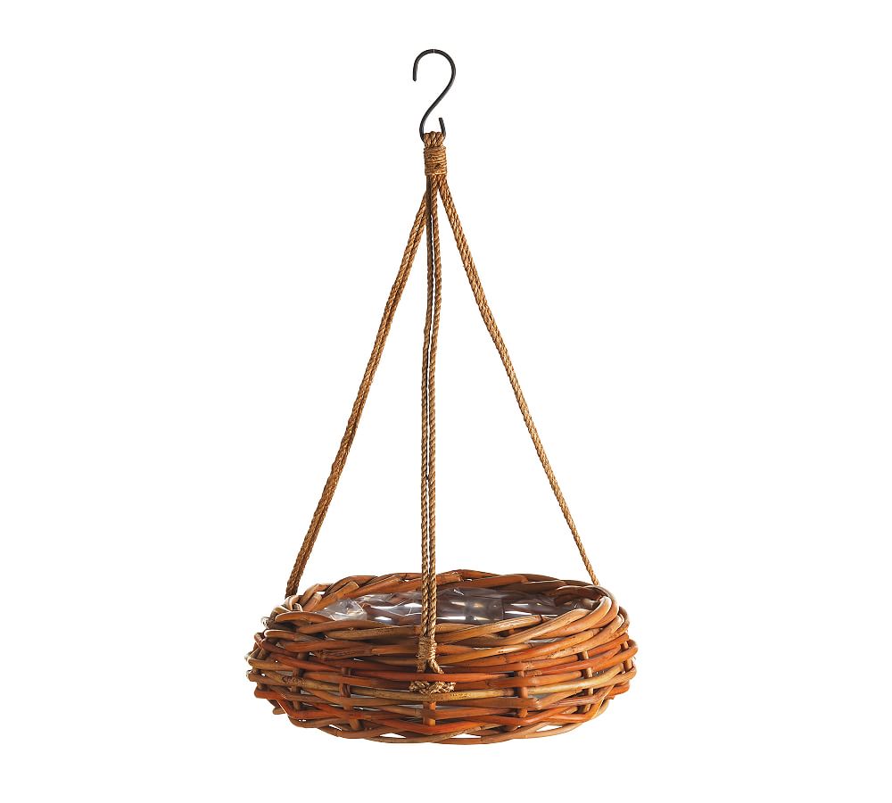 Rattan Hanging Basket Planter