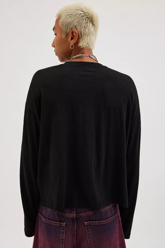 ReMADE By UO Remnant Boxy Drippy Long Sleeve Tee
