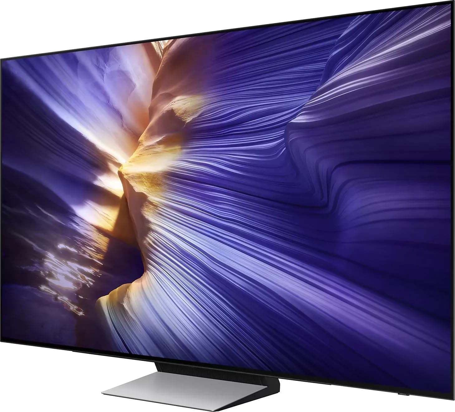 Samsung OLED 4K S90F 65 Inch (165 cm), UHD TV, NQ4 AI Gen3 Processor, OLED HDR+, 4K Upscaling Pro, Dolby Atmos, Gaming Hub, Motion Xcelerator 144Hz, Samsung V
