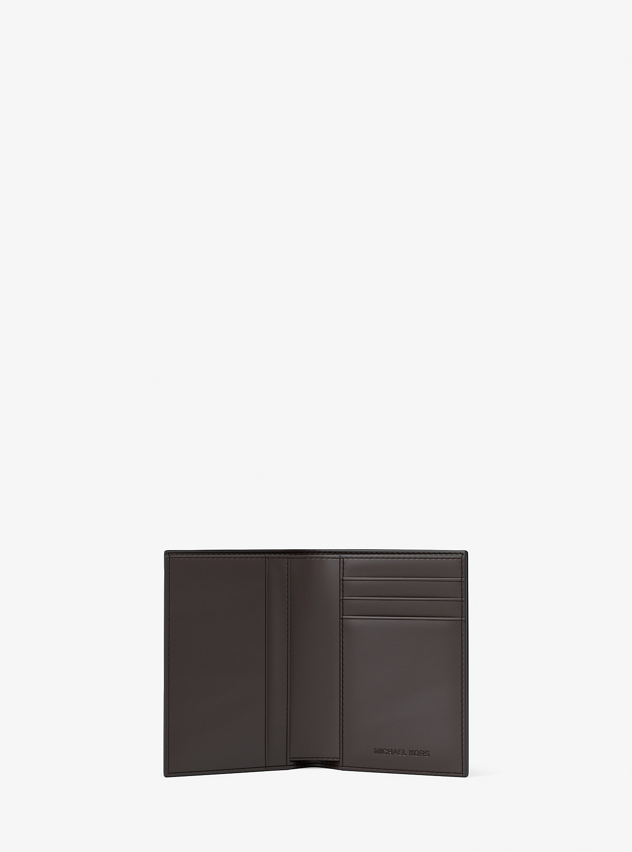 Hudson Pebbled Leather Folio Card Case
