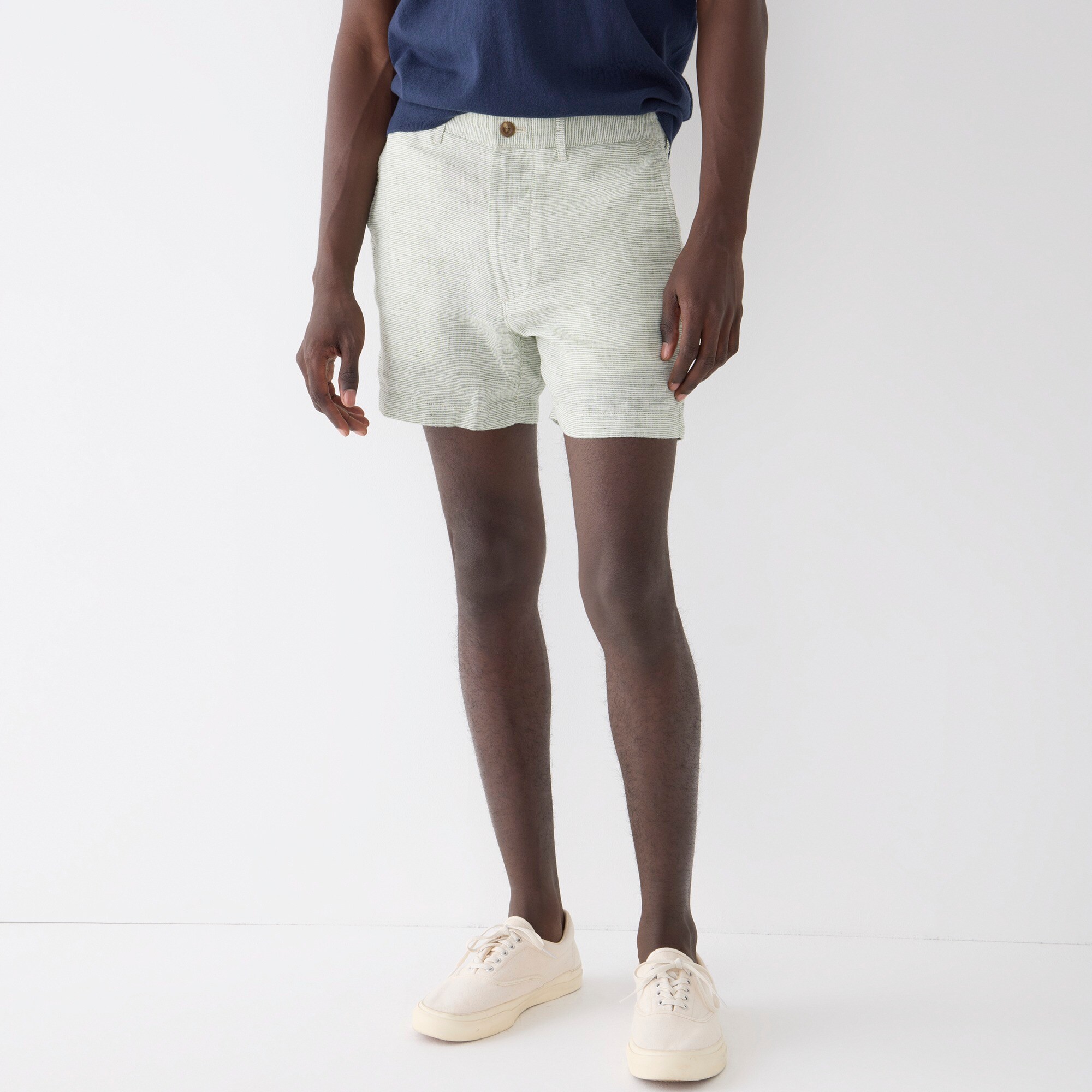 5" linen short