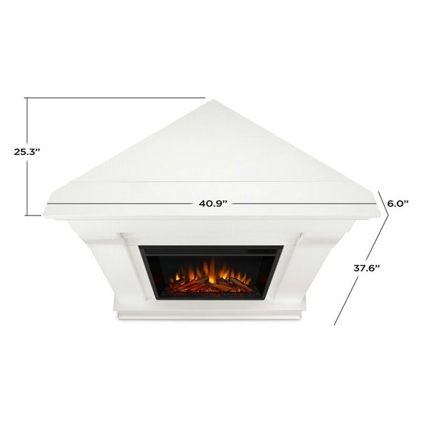 Chateau 40.9'' W Electric Fireplace