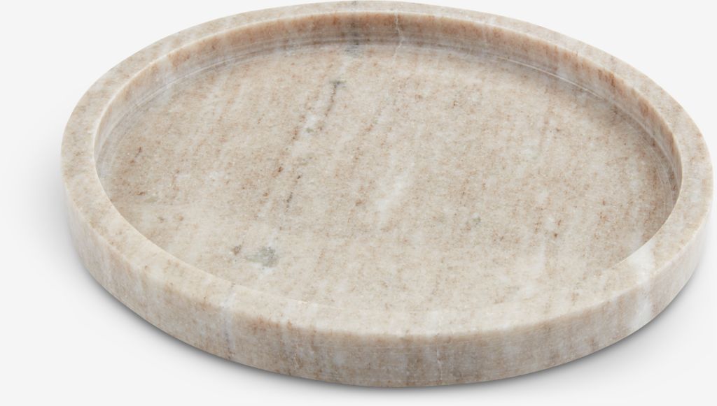 Decorative tray VALDEMAR D25cm marble