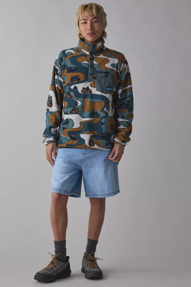 KAVU Teannaway Mock Neck High Pile Fleece Sweatshirt