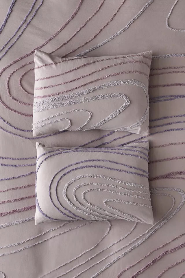 Swirl Tufted Bedding Set