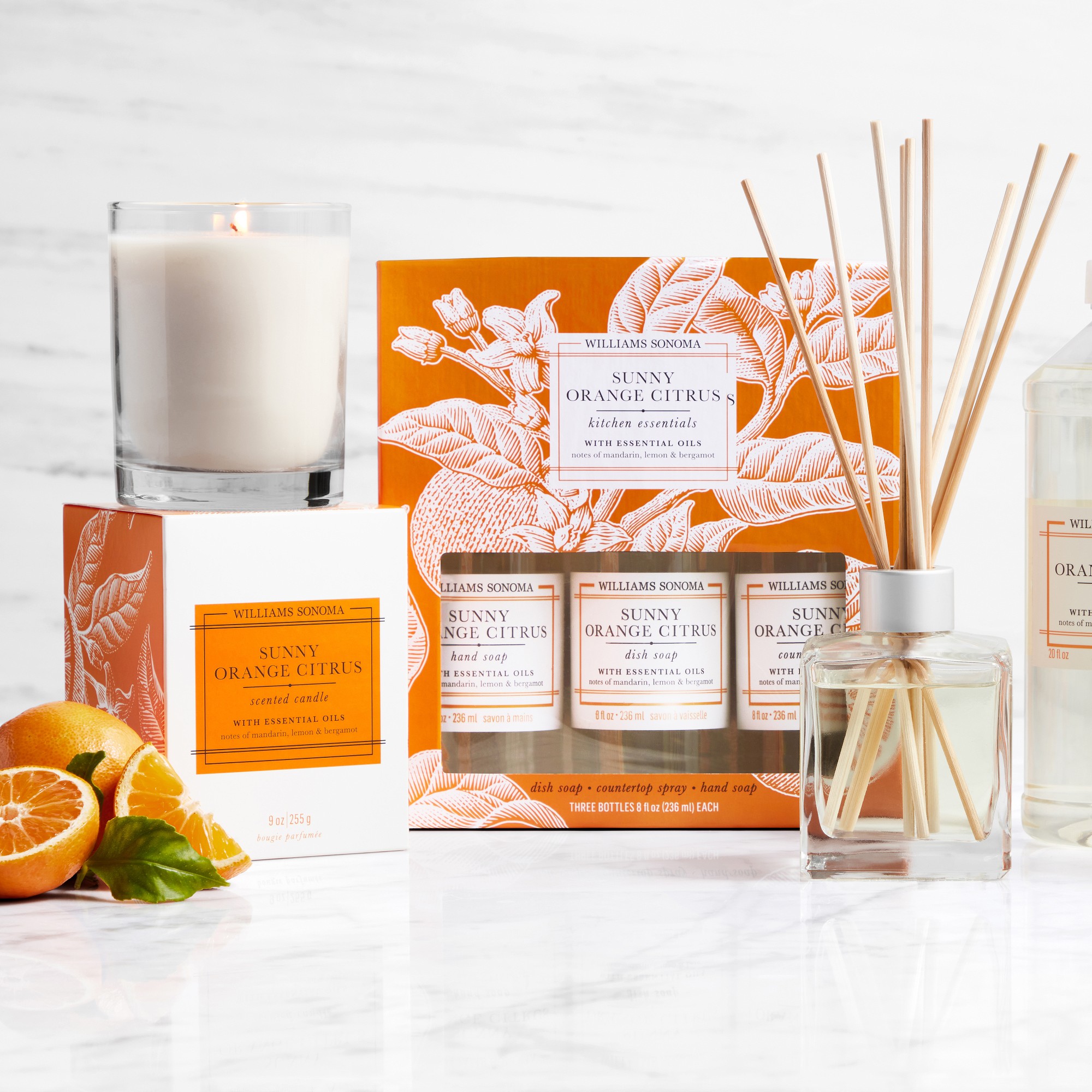 Sunny Orange Citrus Kitchen Essentials Kit