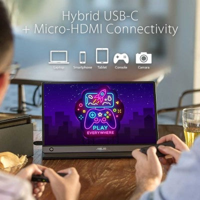 Asus ZenScreen MB16AMT USB Portable Monitor - 15.6-inch, IPS, Full HD, 10-point Touch, Built-in Battery