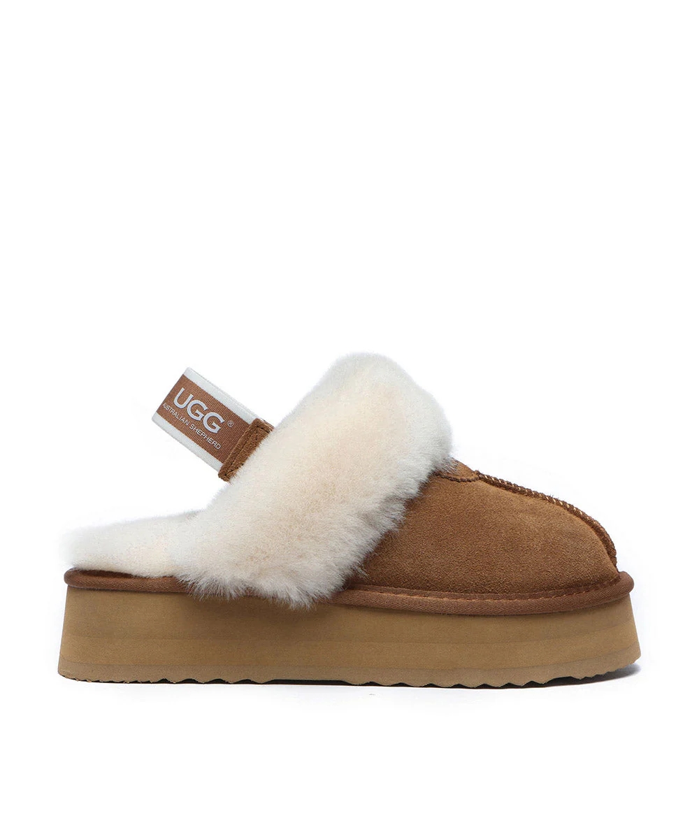 Women's   Platform Scuff Slipper