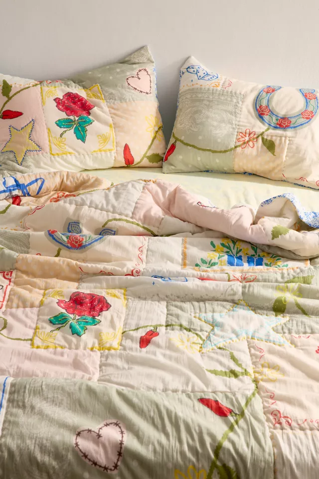 Whimsical Icons Reversible Quilt