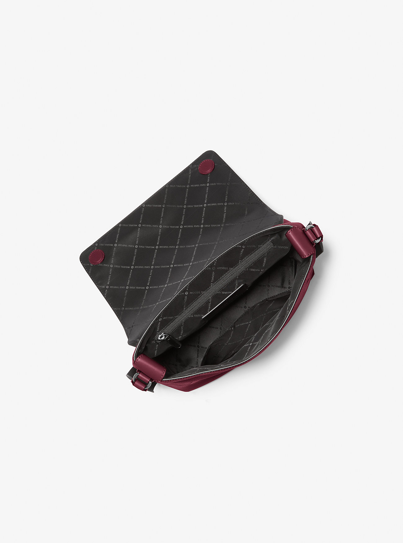 Hudson Small Pebbled Leather Messenger Bag