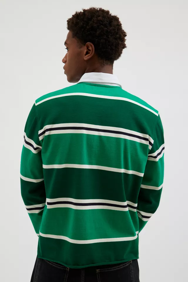 UO Richmond Striped Raw Hem Rugby Shirt