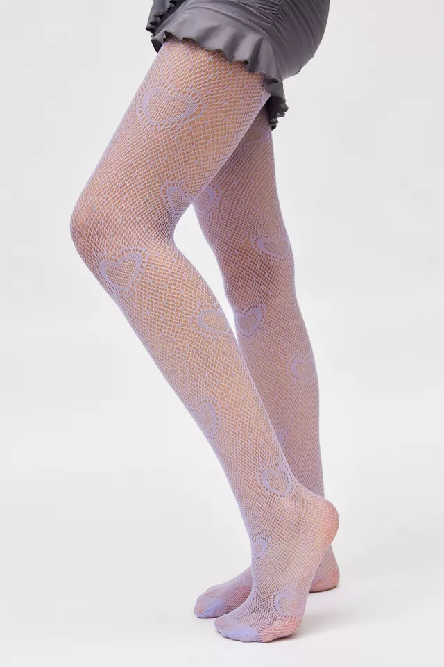 Mesh Heart Tights