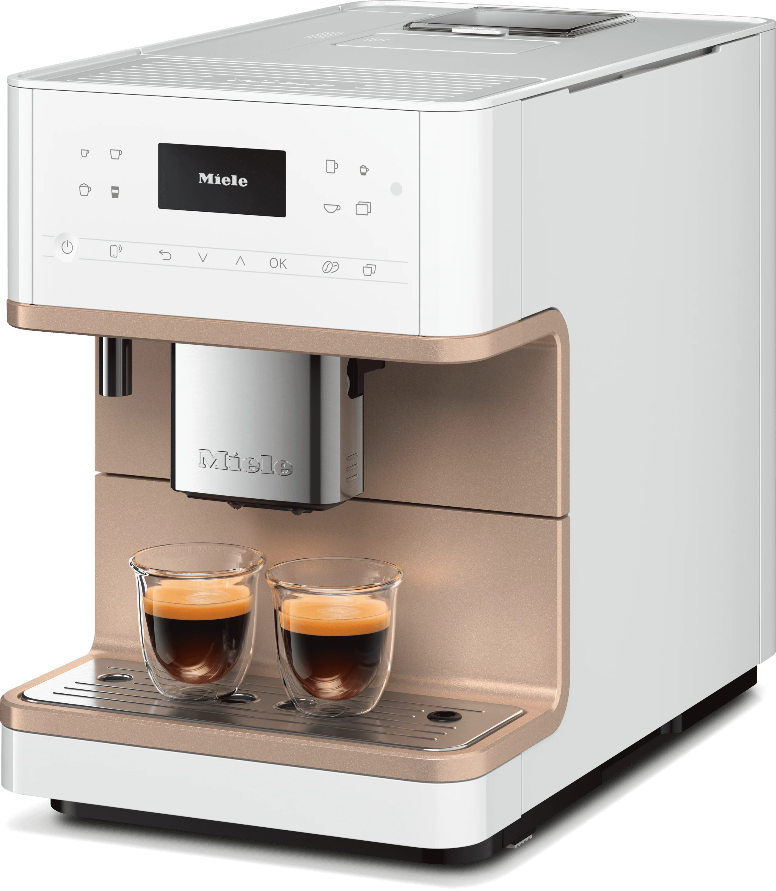 Miele CM6360LW Cm 6360 Milkperfection Lotus White-Cm - Countertop Coffee Machine With Wifi Conn@Ct, High-Quality Milk Container, And Many Specialty Coffees.