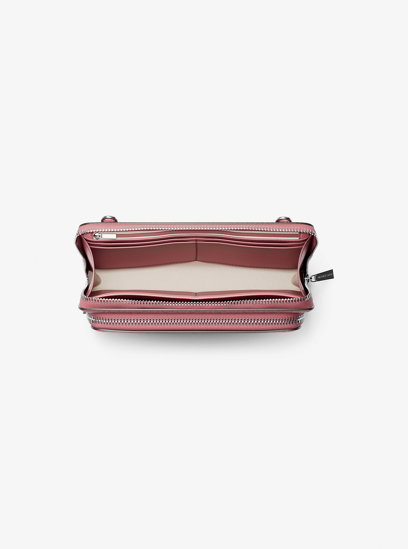 Jet Set Large Signature Logo Continental Crossbody Bag