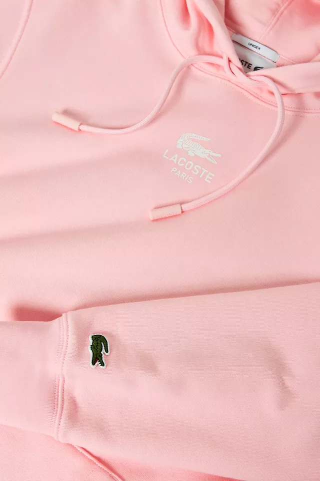 Lacoste Logo Graphic Classic Fit Hoodie Sweatshirt