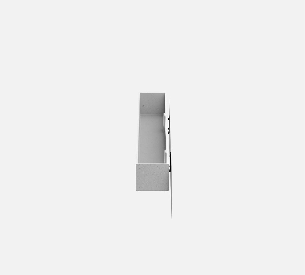 All Weather Eco Hadlee Wall Mounted Long Box Planter