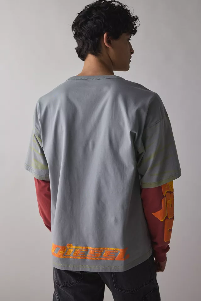 Diesel Double Layer Long Sleeve Tee