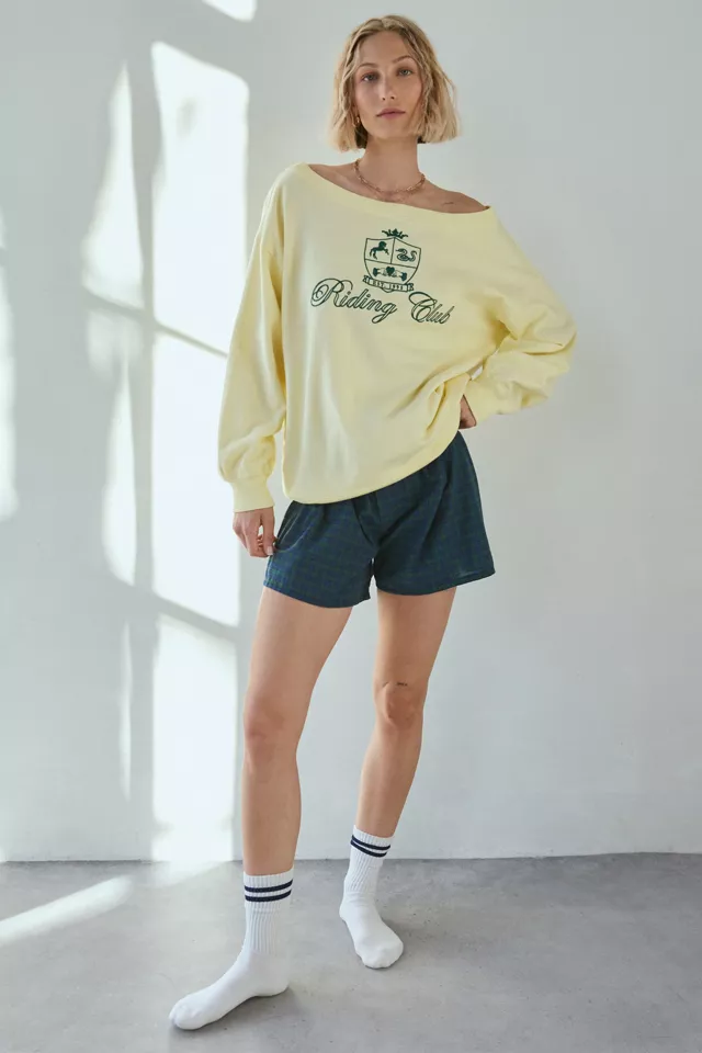 Out From Under Imani Oversized Off-The-Shoulder Sweatshirt