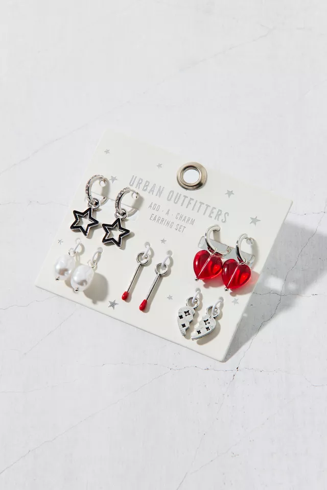 Add-A-Charm Hoop Earring Set