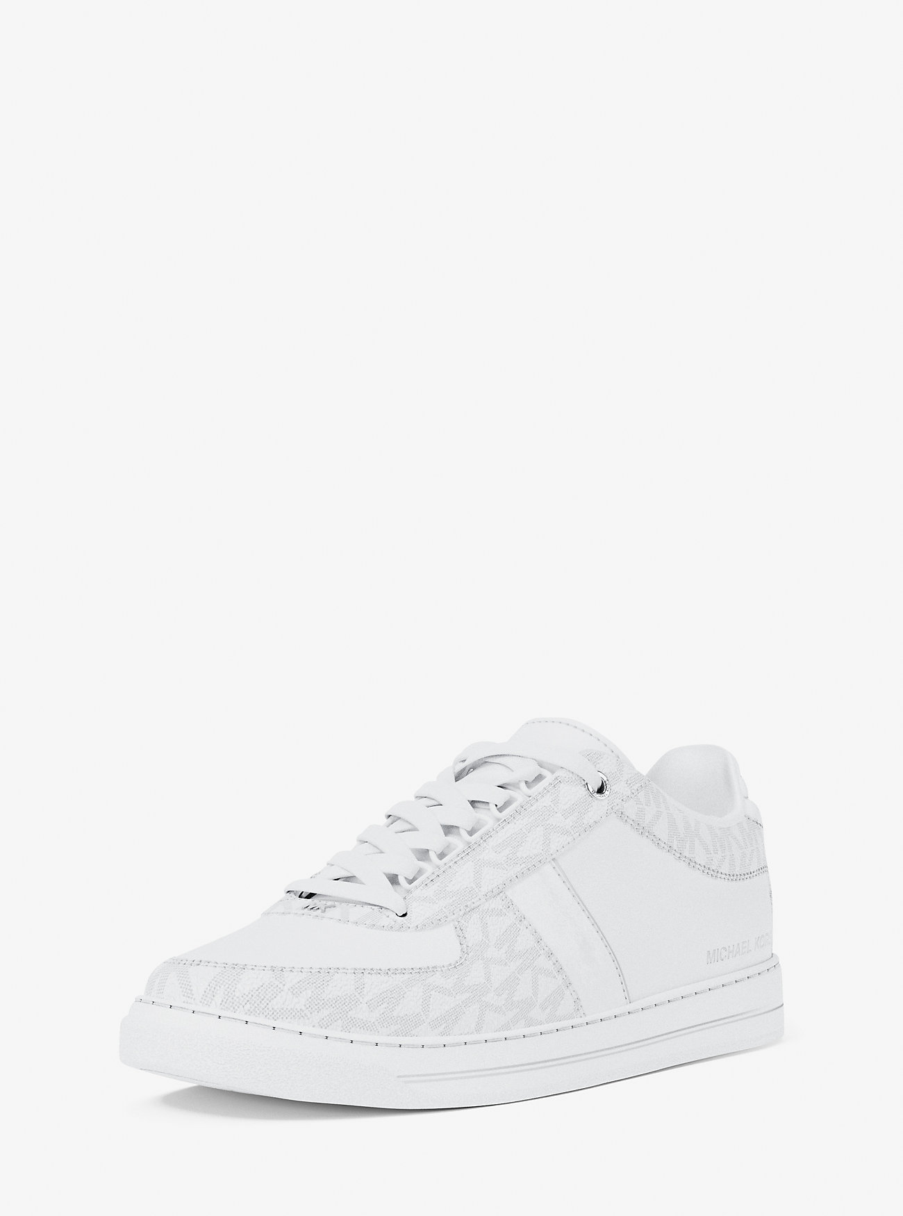 Brady Signature Logo and Leather Sneaker