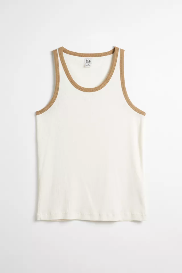 BDG Beck Contrast Ringer Tank Top