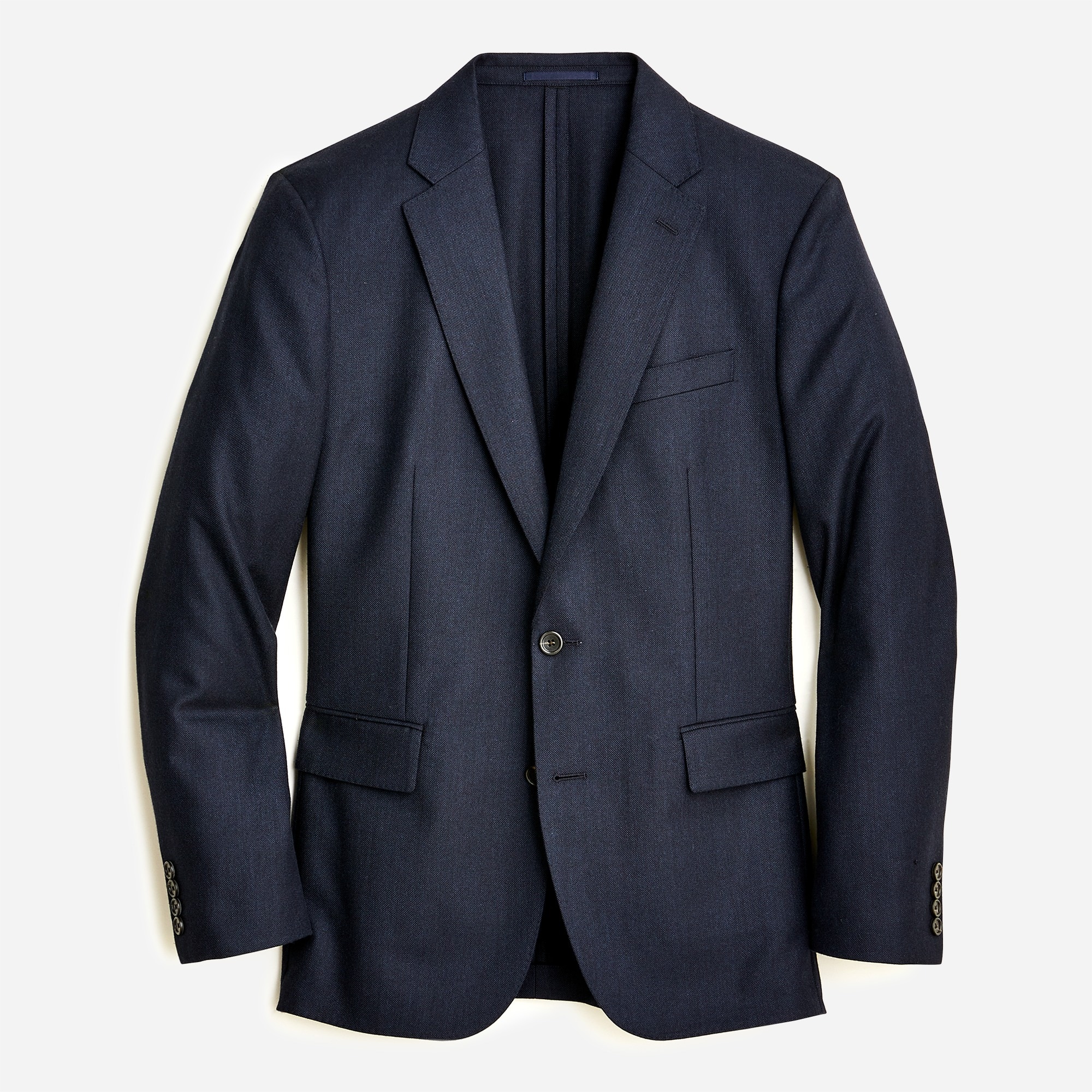 Ludlow Slim-fit suit jacket in English cotton-wool blend