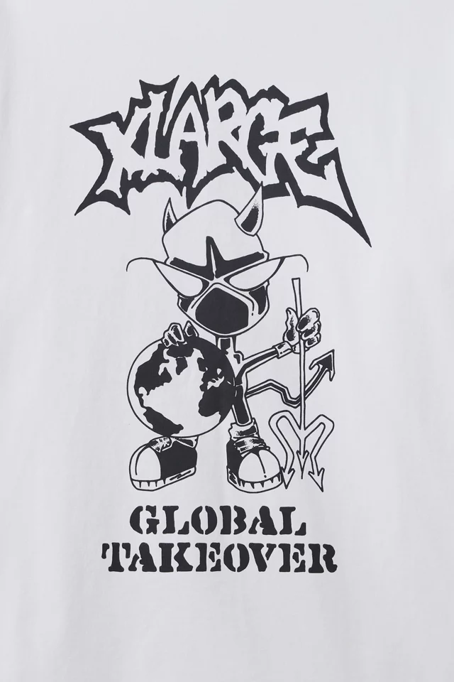XLARGE Global Takeover Long Sleeve Graphic Tee