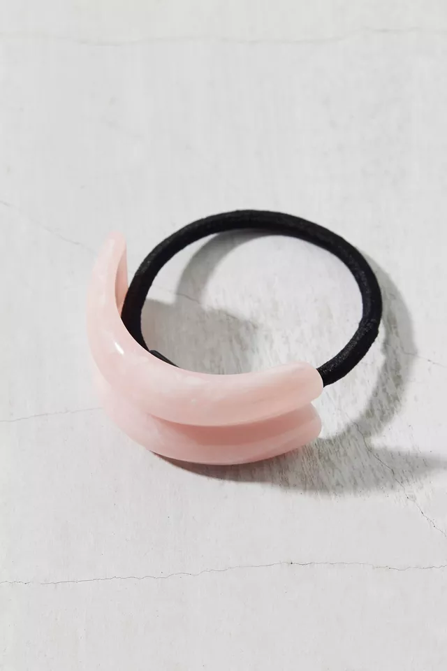 Resin Cuff Stretchy Ponytail Holder