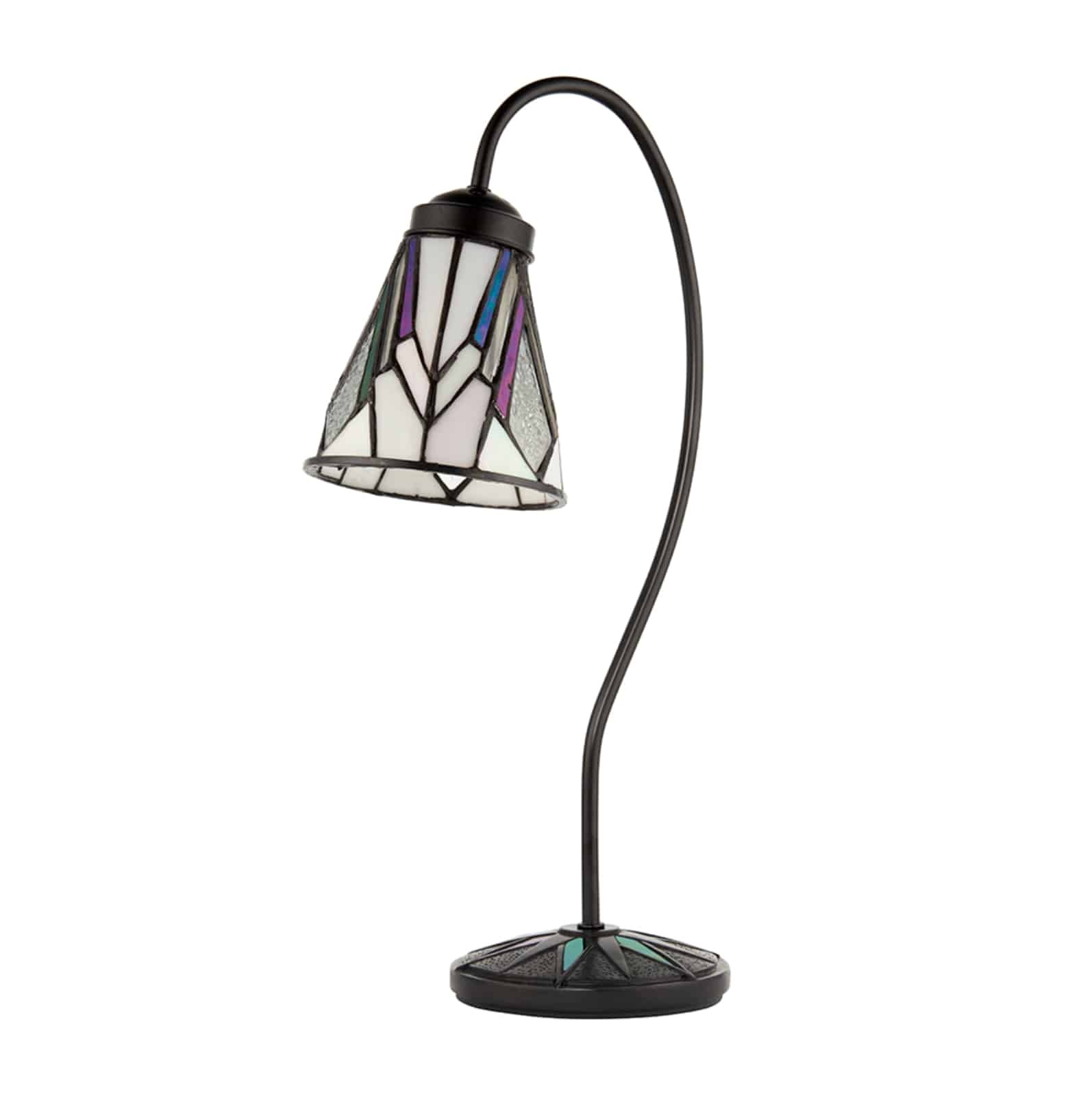 Art Deco Abatjour with Arm, 49cm high