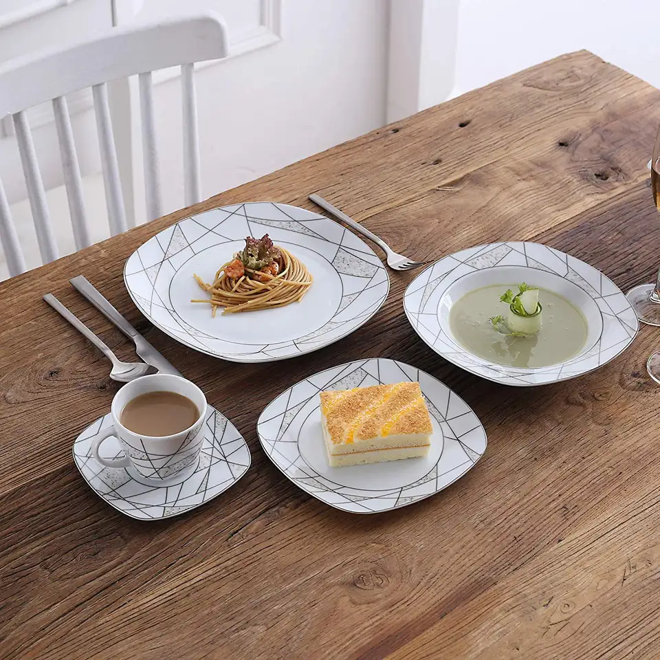 [🎁GIFT]58pcs deluxe ceramic tableware set